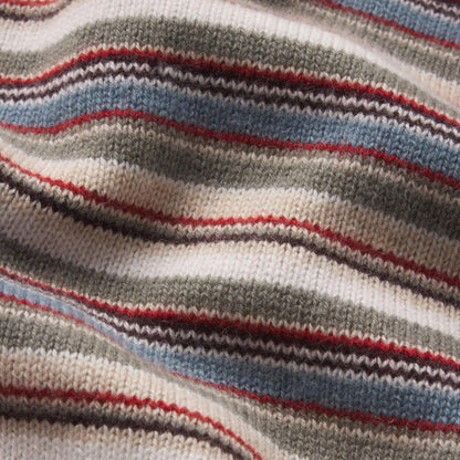 The Quad Polo - Sky Blue Multi Stripe