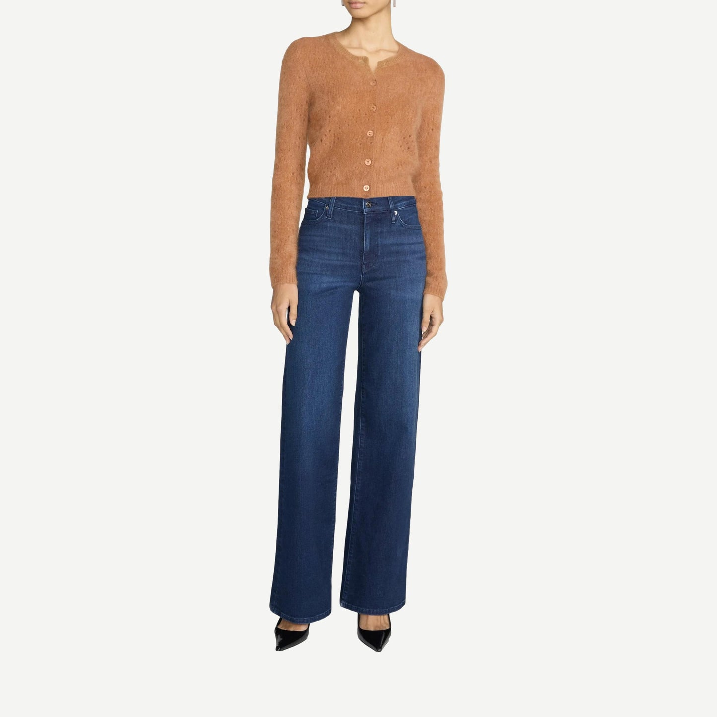 The Cashmere Airy Teddy Cardi - Camel