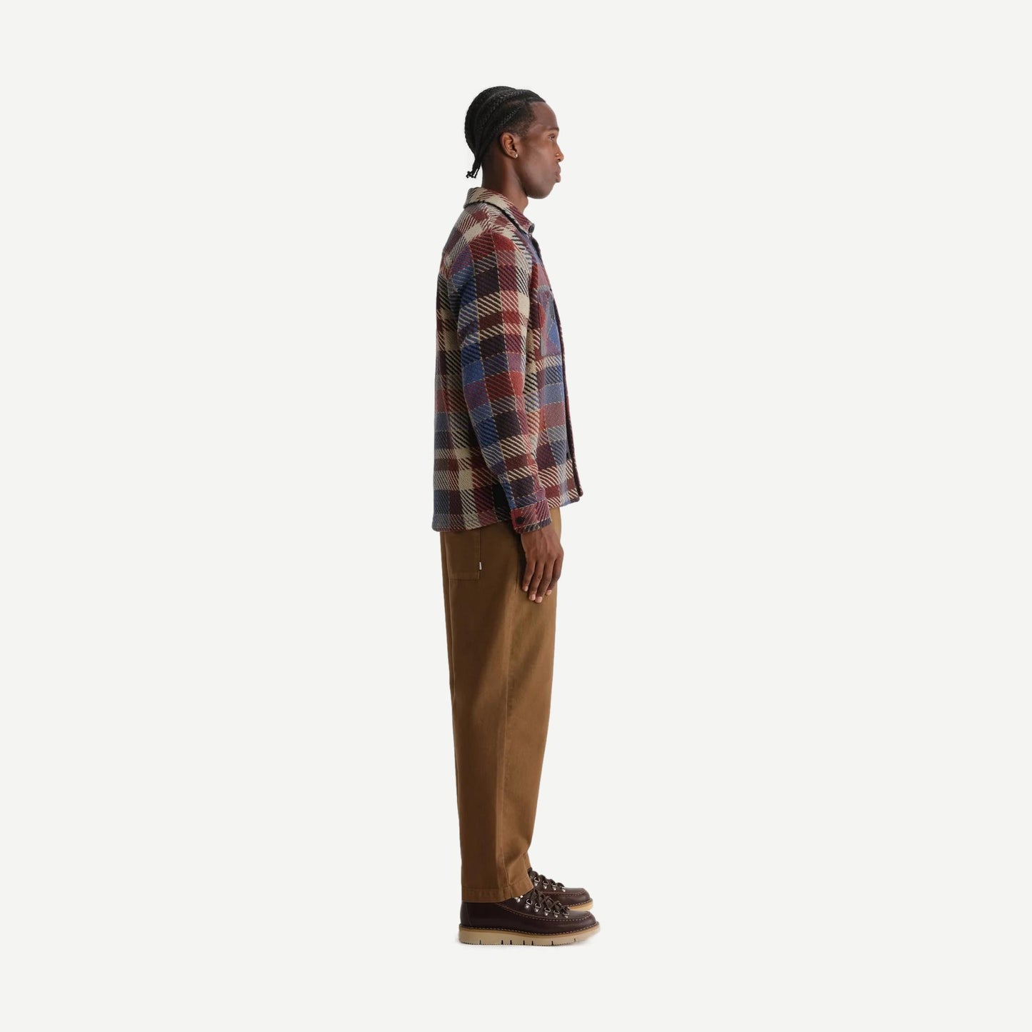 Whiting Overshirt Pike Check - Rust/Multi