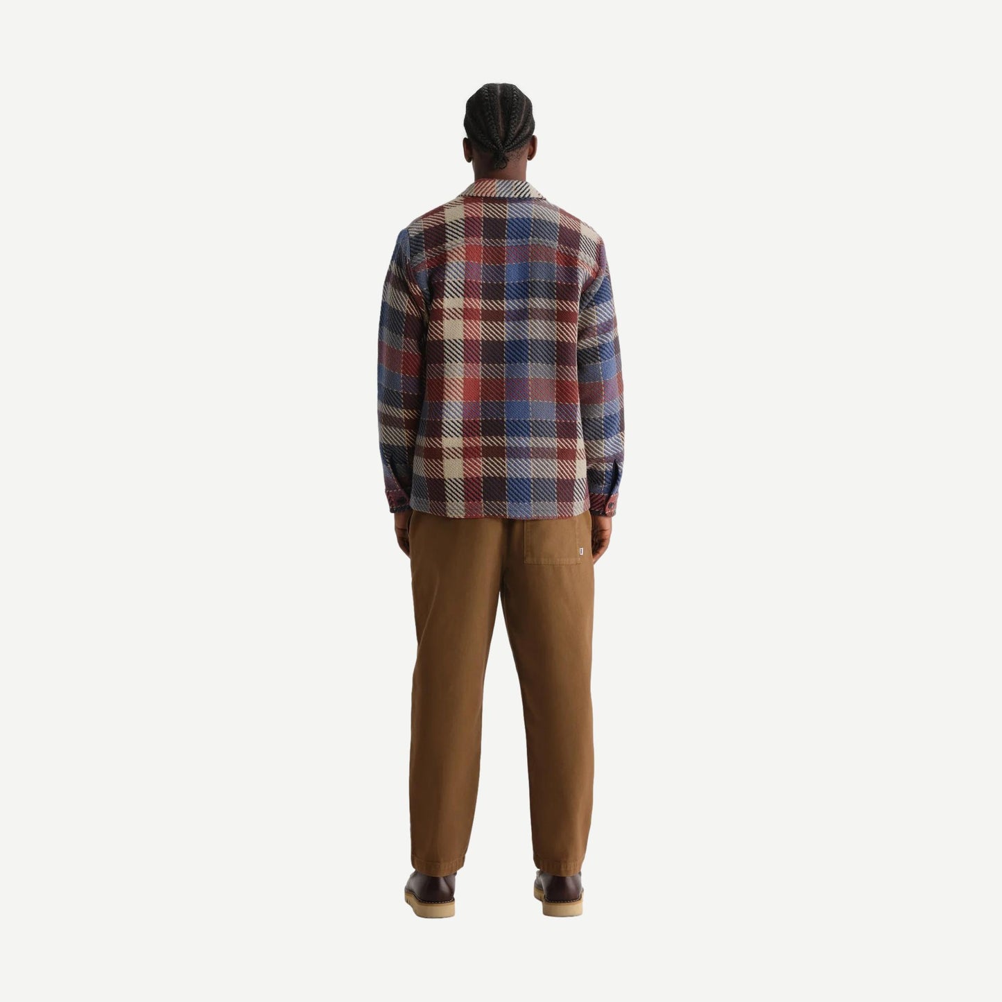 Whiting Overshirt Pike Check - Rust/Multi