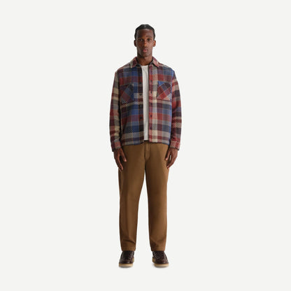 Whiting Overshirt Pike Check - Rust/Multi