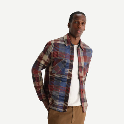 Whiting Overshirt Pike Check - Rust/Multi