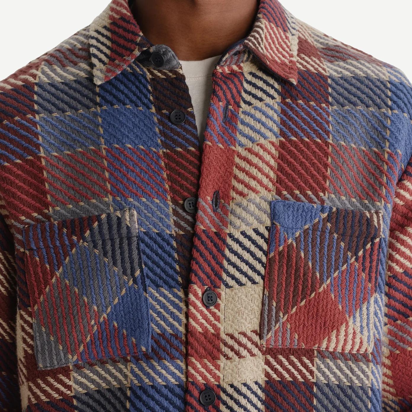Whiting Overshirt Pike Check - Rust/Multi