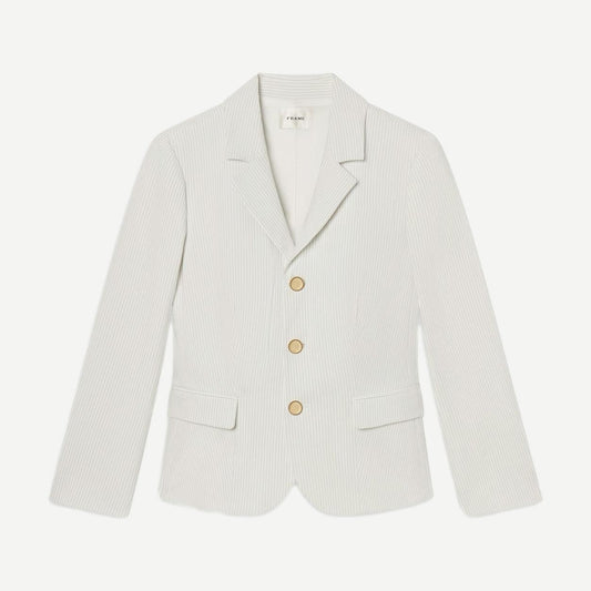 The Seersucker Jacket - Light Chambray Multi - Galvanic.co