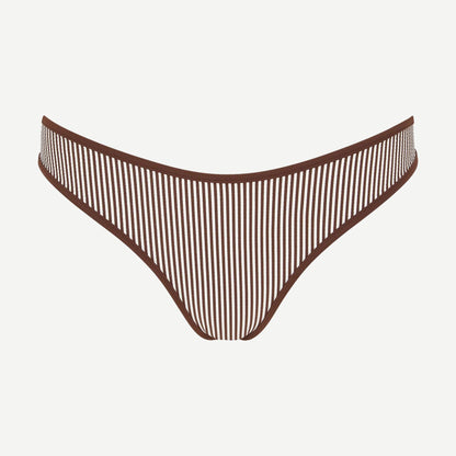 Milly Bikini Bottom -Brown/White - Galvanic.co