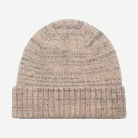 Brook Beanie Space Dye - Natural/Grey