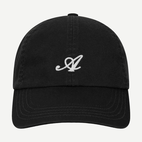 Washed Signature Cap - Black - Galvanic.co