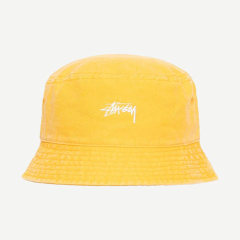 Washed Stock Bucket Hat - Gold - Galvanic.co