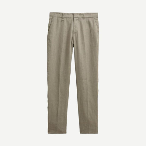 Alp Smart Trouser Linen - Pale Khaki - Galvanic.co