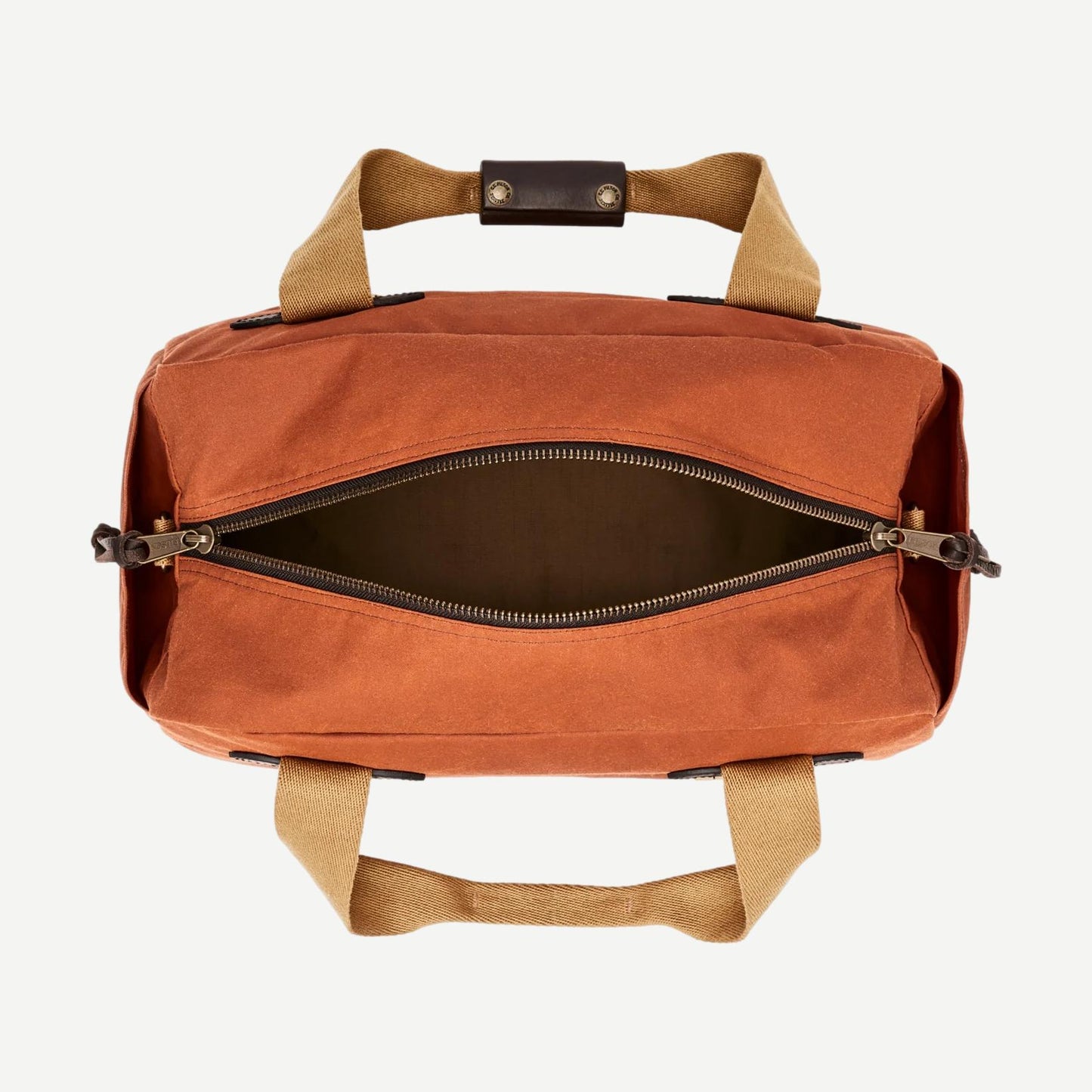 Tin Cloth Small Duffle Bag - Rust