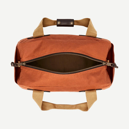 Tin Cloth Small Duffle Bag - Rust