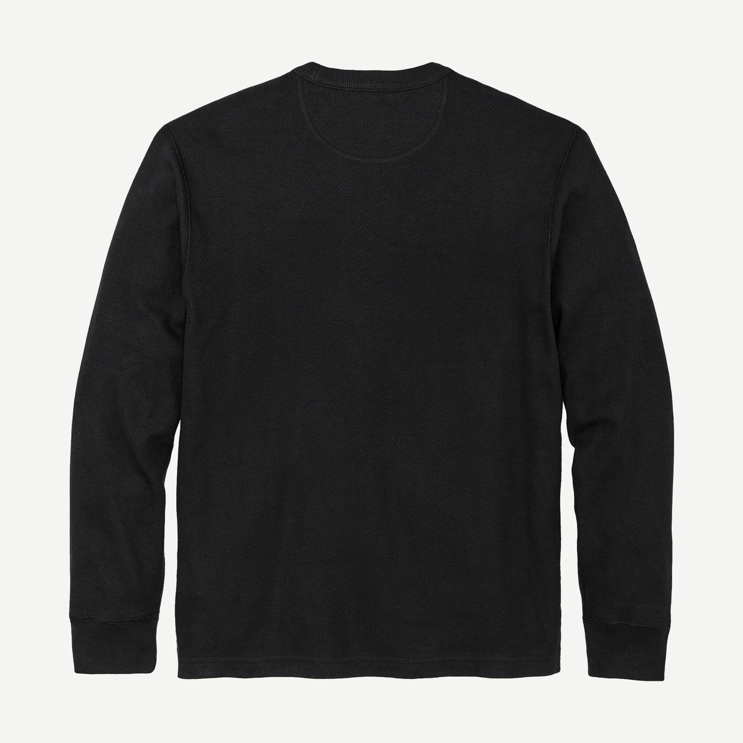 Waffle Knit Thermal Crewneck - Navy