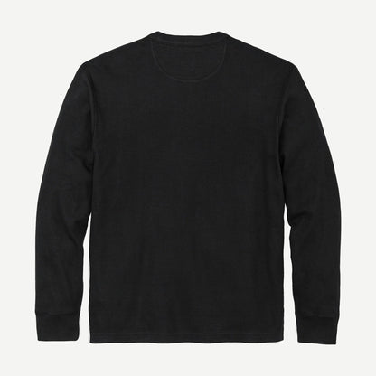 Waffle Knit Thermal Crewneck - Navy
