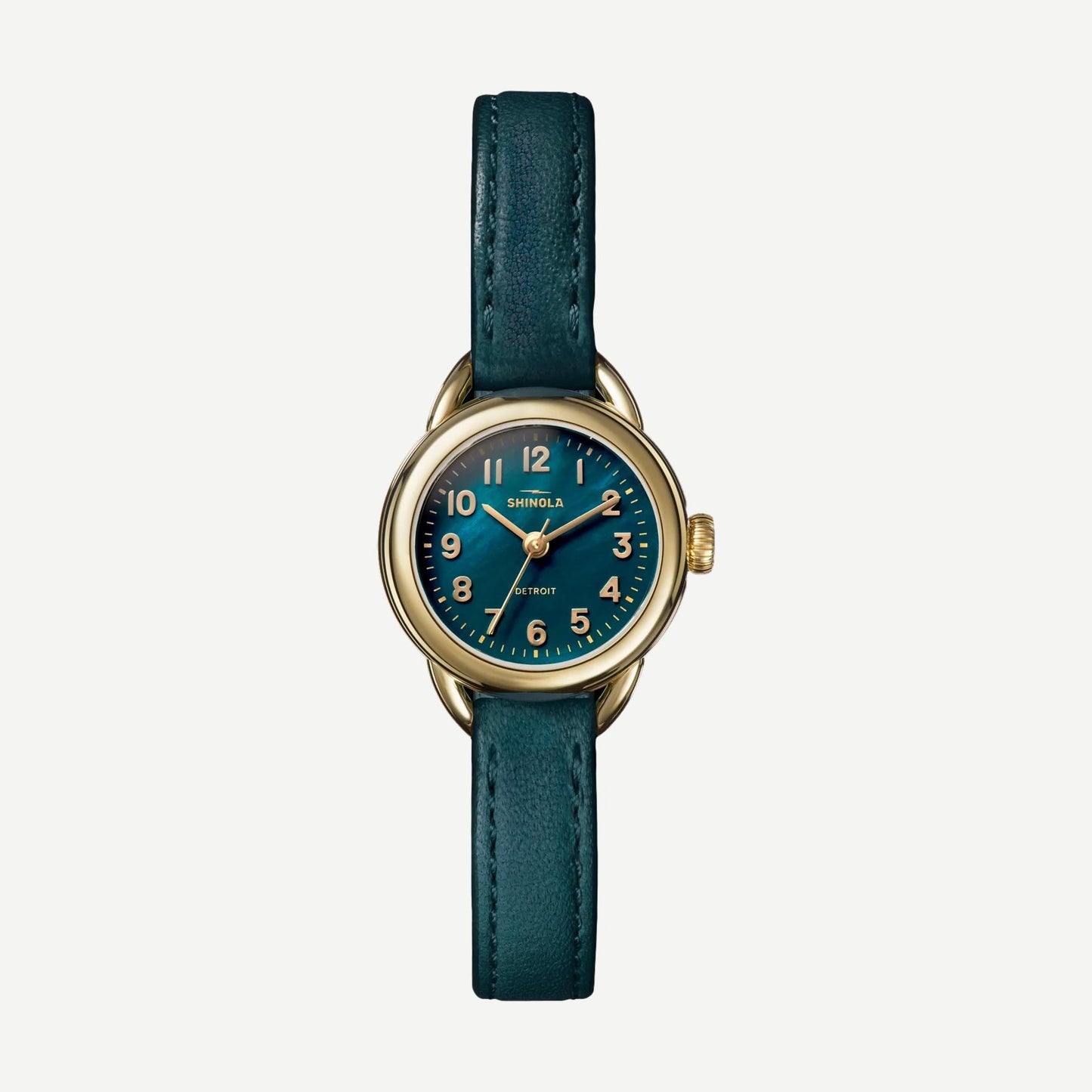 Runabout 3H 25mm - MOP/Emerald Leather