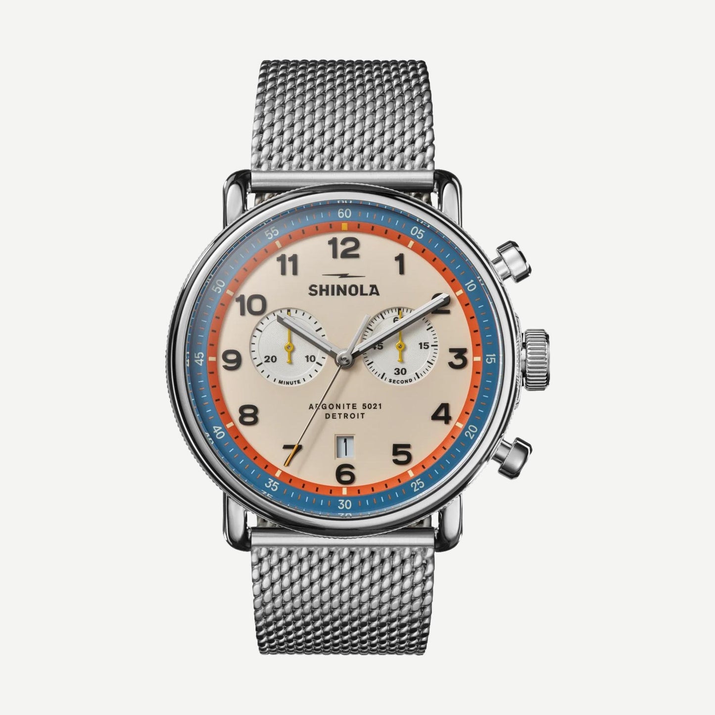 Canfield Model C56 2 Eye Chrono 43MM - Cream