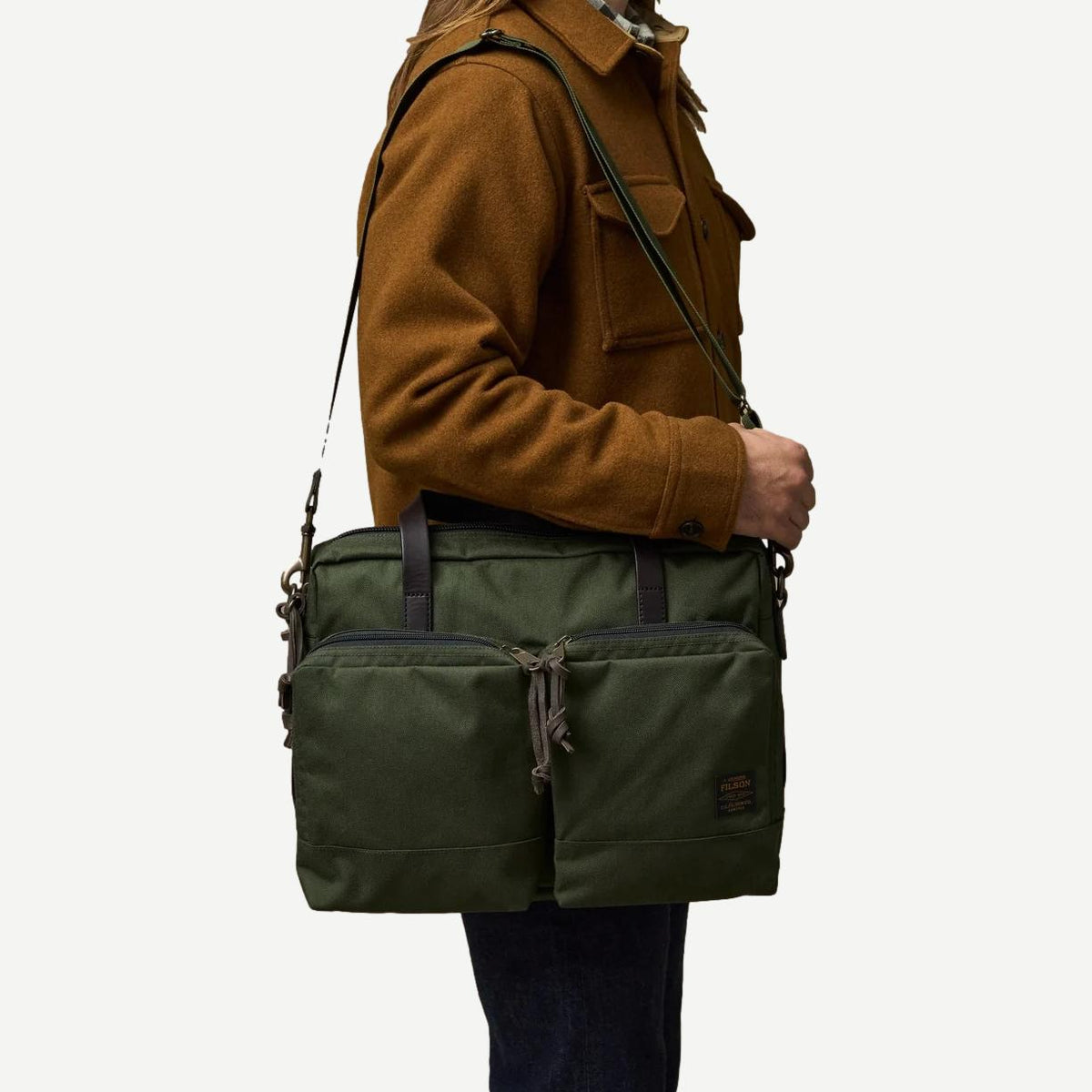 Dryden Briefcase - Otter Green - Galvanic.co
