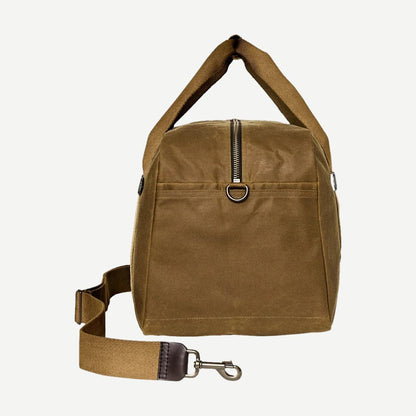Tin Cloth Medium Duffle Bag - Dark Tan