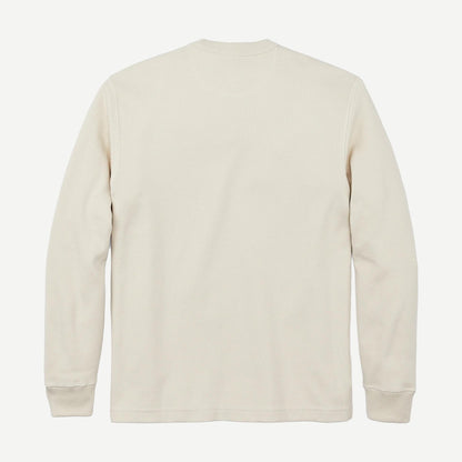 Waffle Knit Thermal Crewneck - Sand