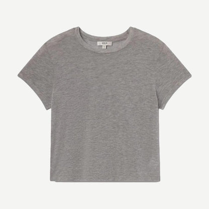 Adine Shrunken Tee - Grey Heather - Galvanic.co