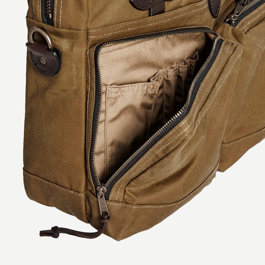 24 Hour Tin Briefcase - Dark tan