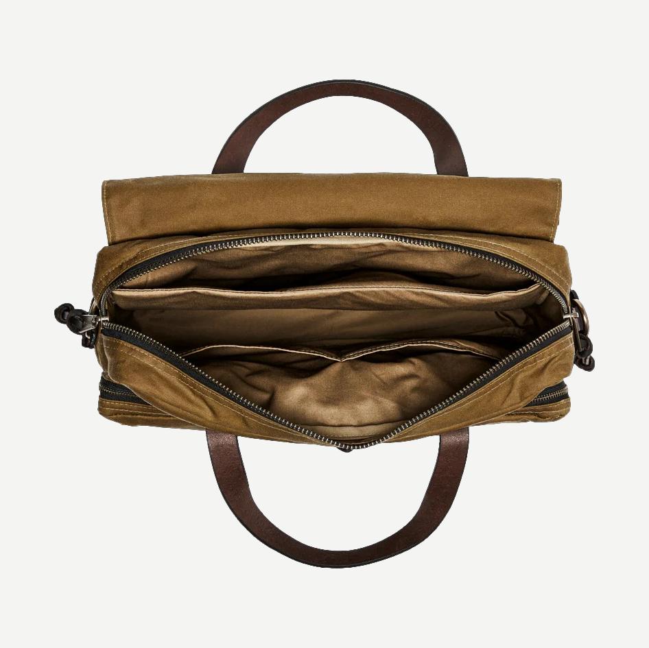24 Hour Tin Briefcase - Dark tan