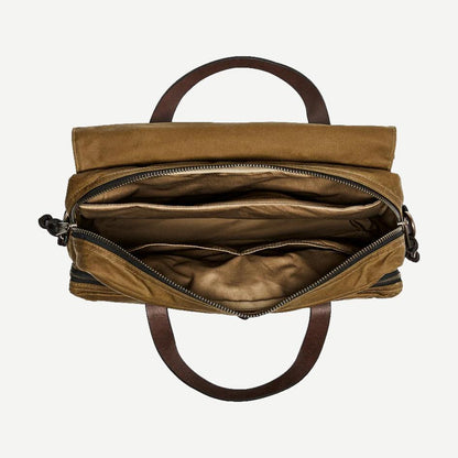 24 Hour Tin Briefcase - Dark tan