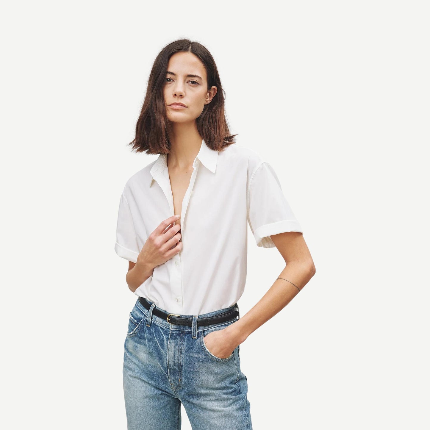 Alban Shirt - White - Galvanic.co