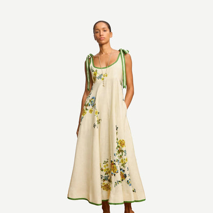 Phyllis Ballet Sundress - Cream