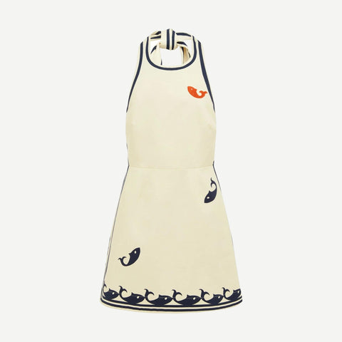 Marine Mini Dress - Cream - Galvanic.co