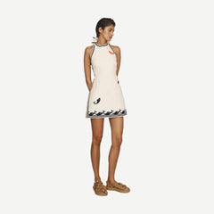 Marine Mini Dress - Cream - Galvanic.co