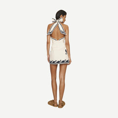 Marine Mini Dress - Cream - Galvanic.co