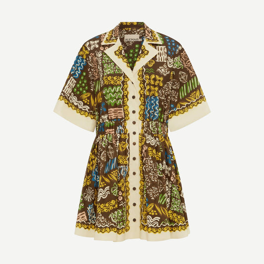 Minnie Mini Dress - Multi - Galvanic.co