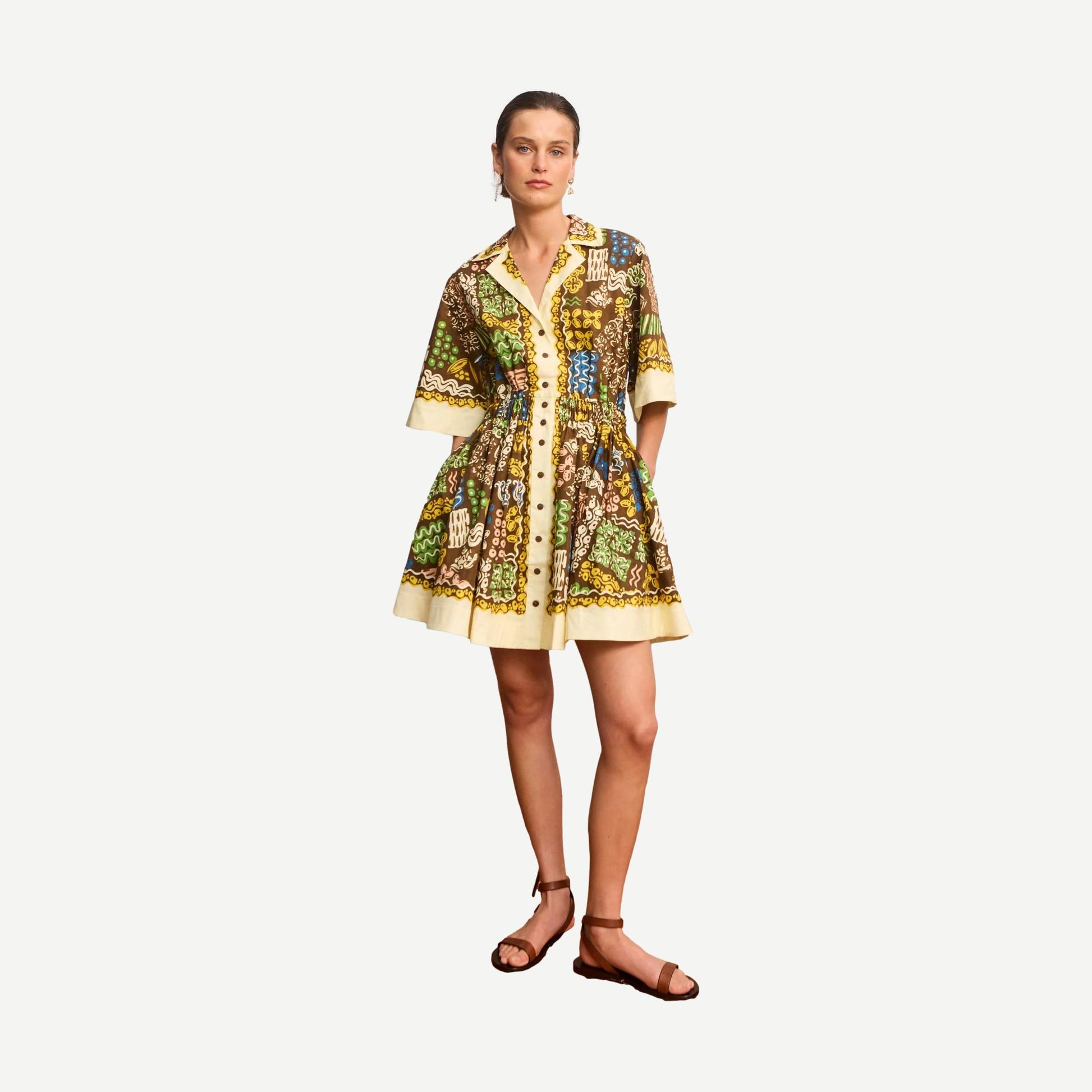 Minnie Mini Dress - Multi - Galvanic.co