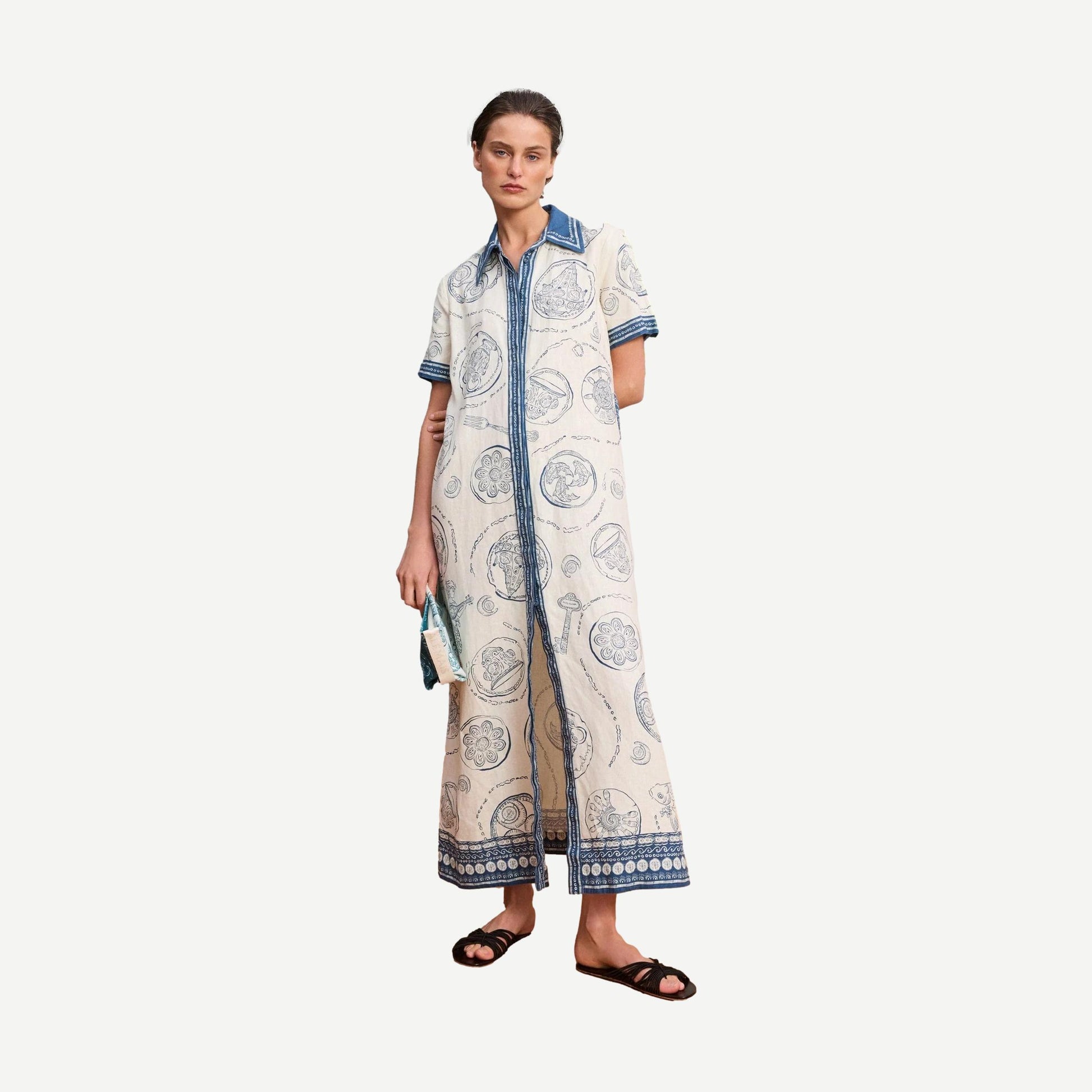 Lucky Shirtdress - Ivory - Galvanic.co