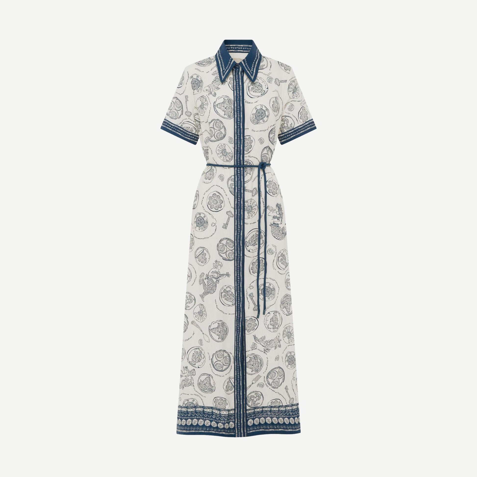 Lucky Shirtdress - Ivory - Galvanic.co