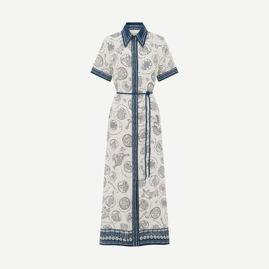 Lucky Shirtdress - Ivory - Galvanic.co