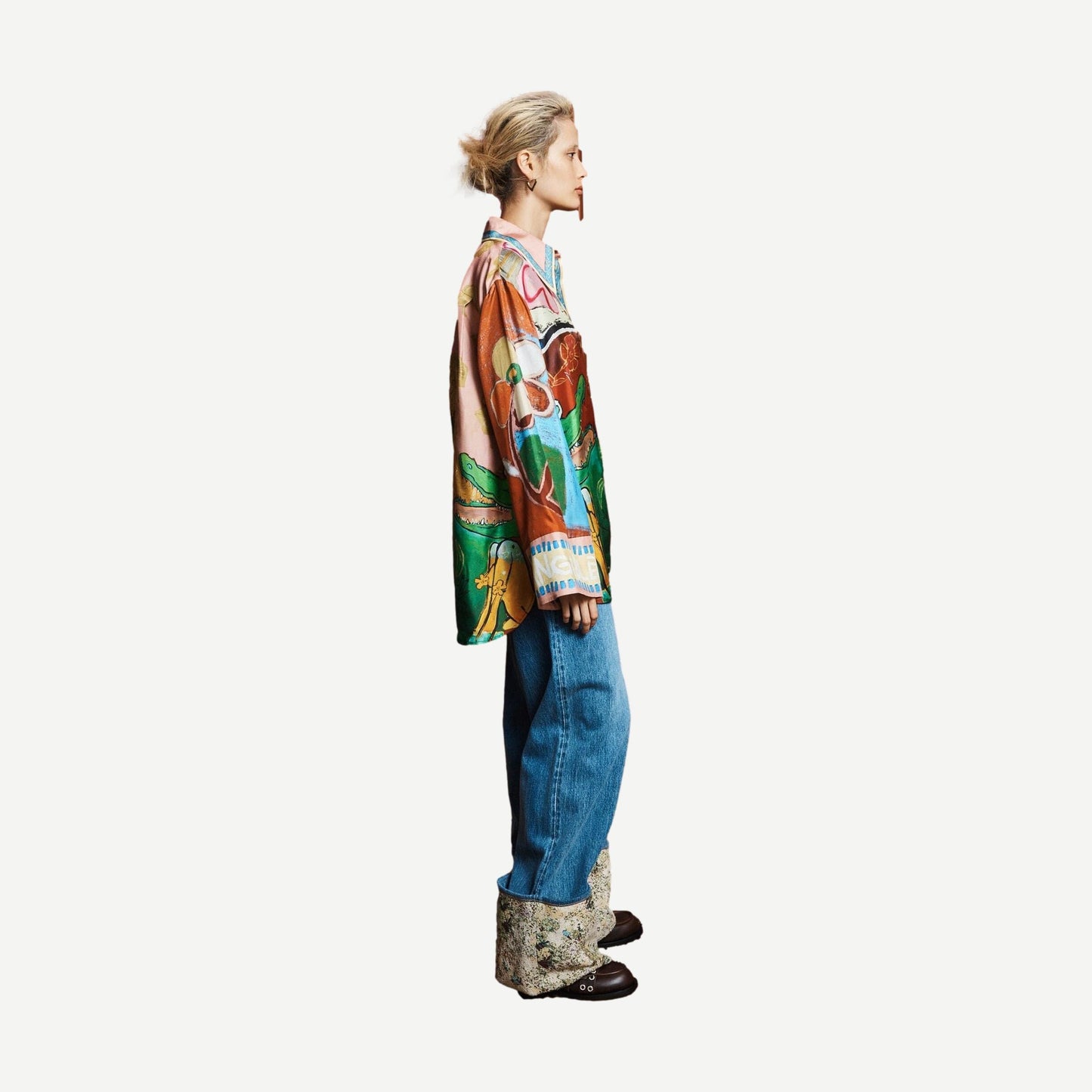 Mlak Silk Shirt - Multi - Galvanic.co