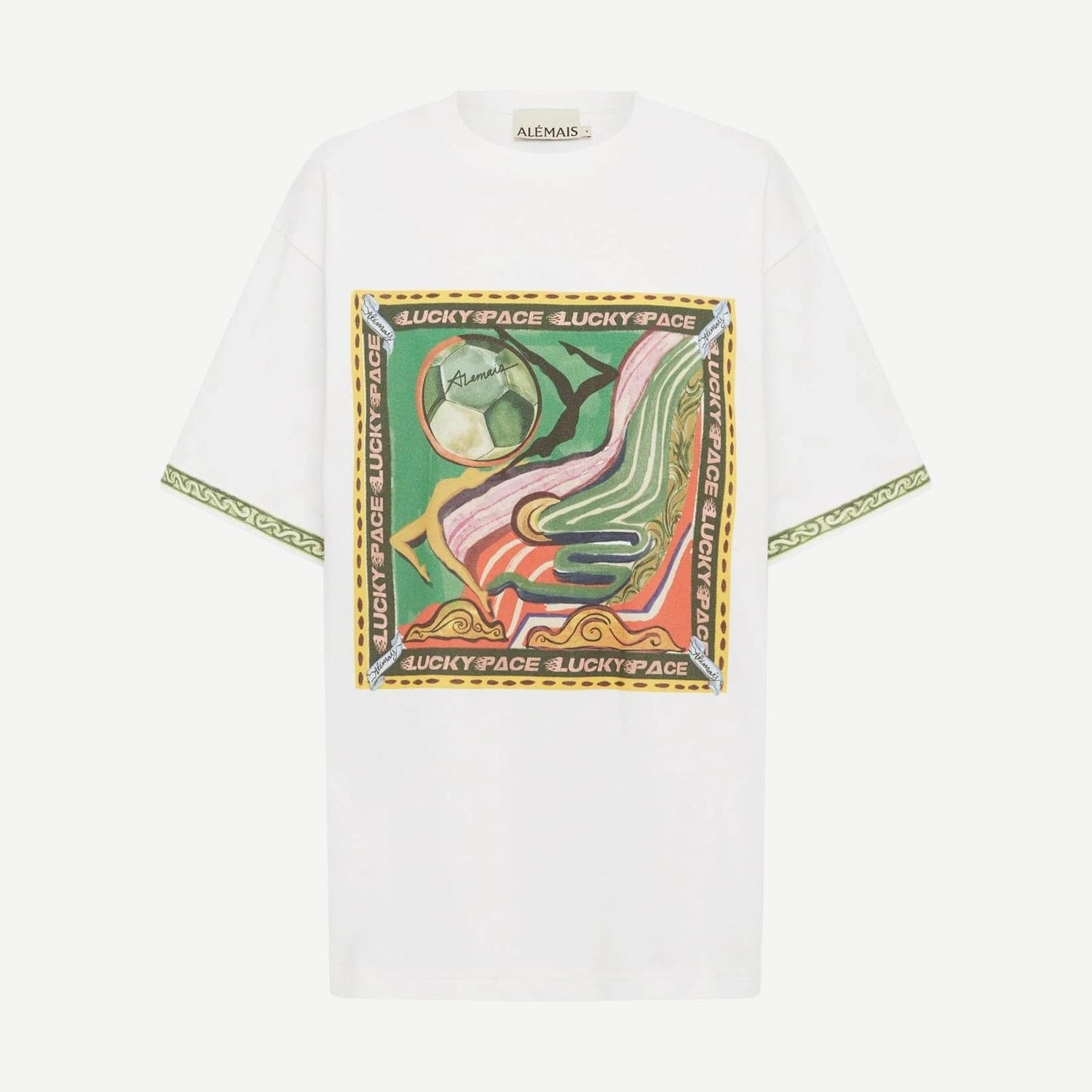Lucky Pace Tee - Cream - Galvanic.co
