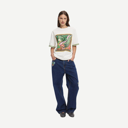 Lucky Pace Tee - Cream - Galvanic.co