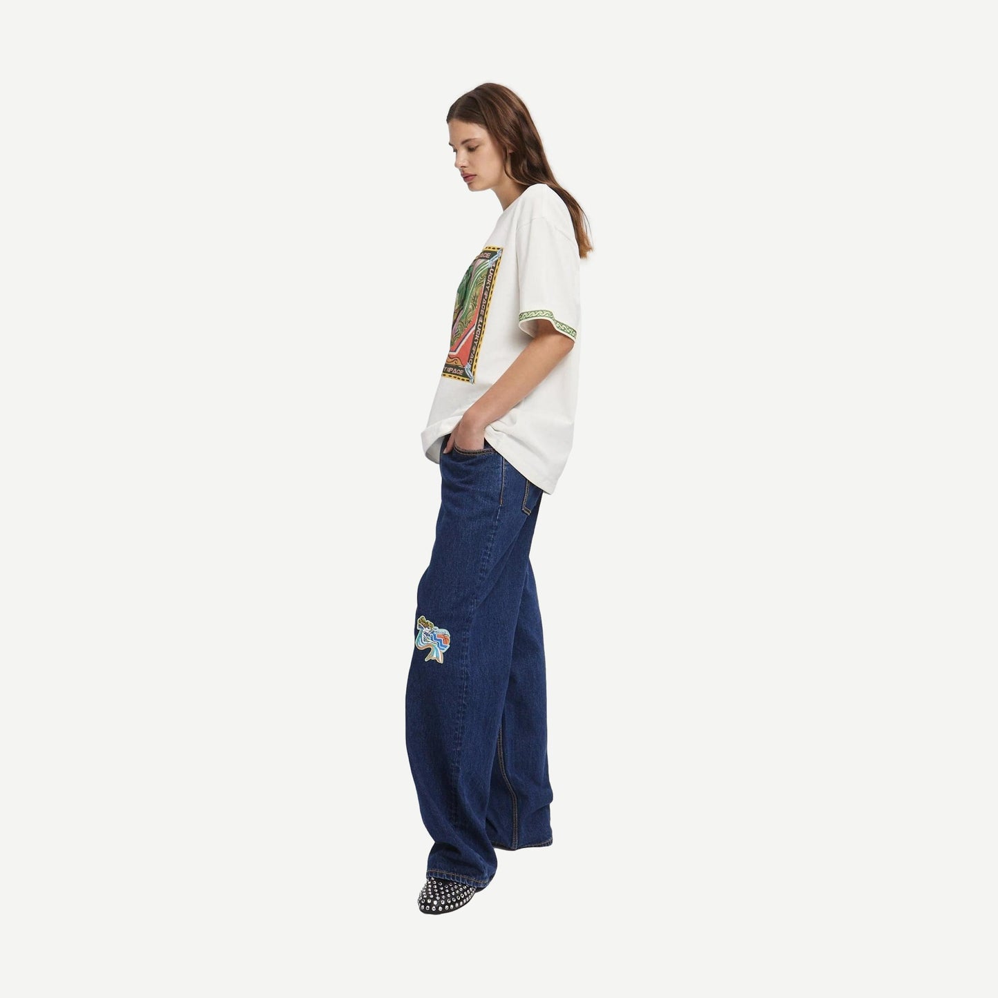 Lucky Pace Tee - Cream - Galvanic.co