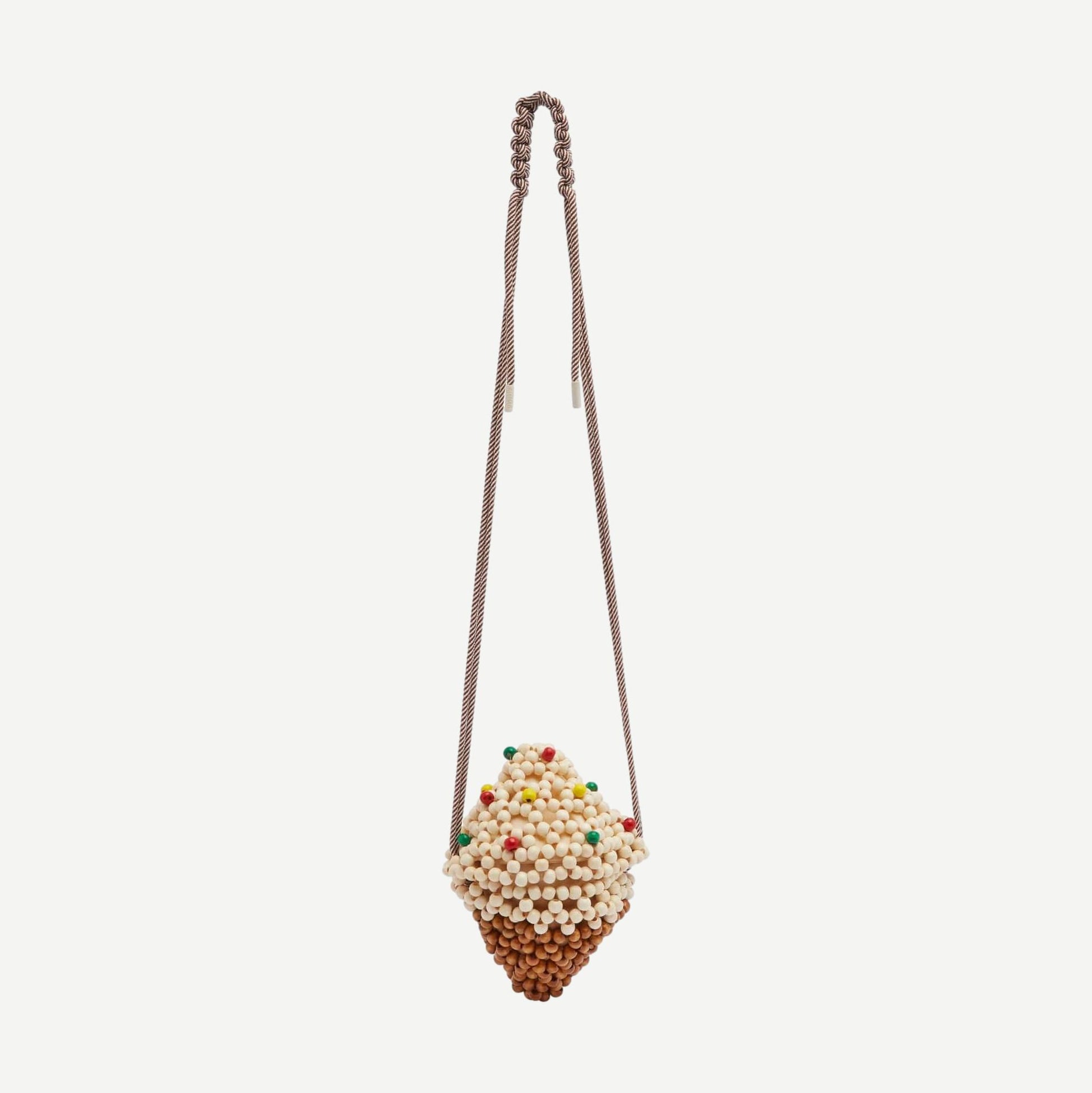 Wood Bead Gelato Mini Bag - Multi - Galvanic.co