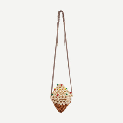 Wood Bead Gelato Mini Bag - Multi - Galvanic.co
