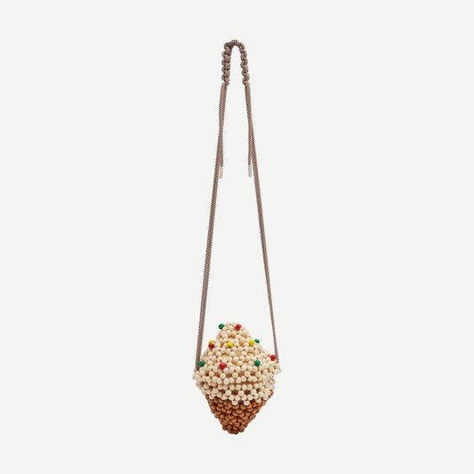 Wood Bead Gelato Mini Bag - Multi - Galvanic.co