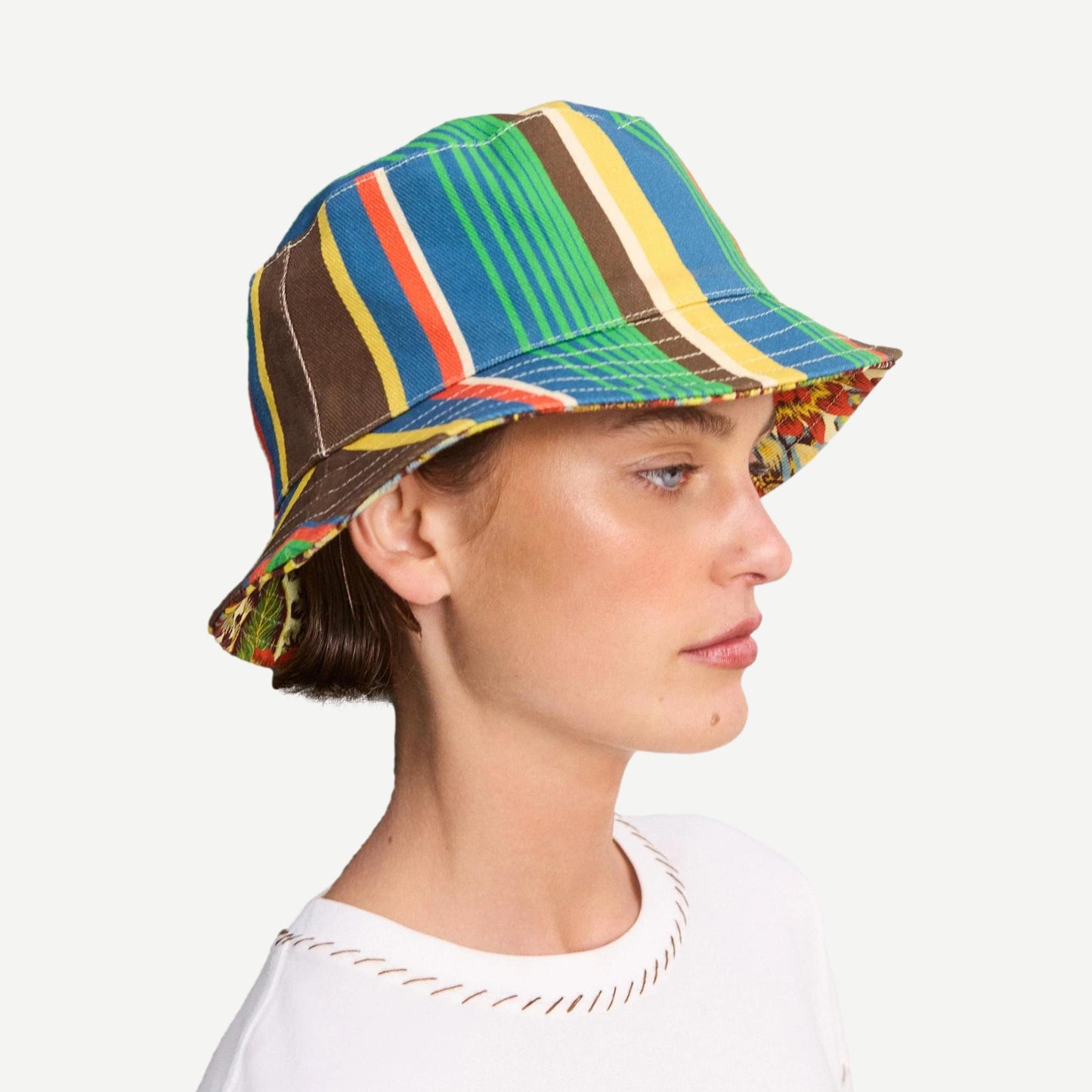 Charlie Reversible Bucket Hat - Multi - Galvanic.co