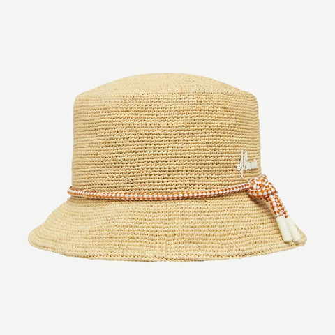 Sunlit Raffia Bucket Hat - Natural - Galvanic.co