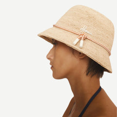 Sunlit Raffia Bucket Hat - Natural - Galvanic.co