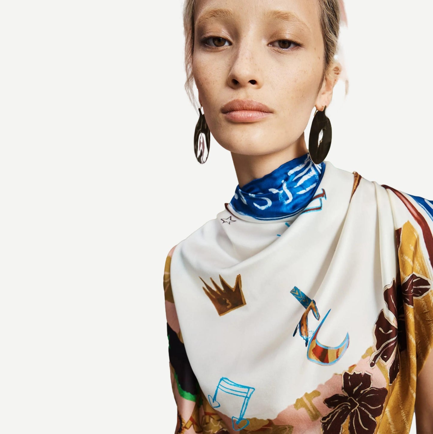 Tangible Love Silk Scarf - Multi