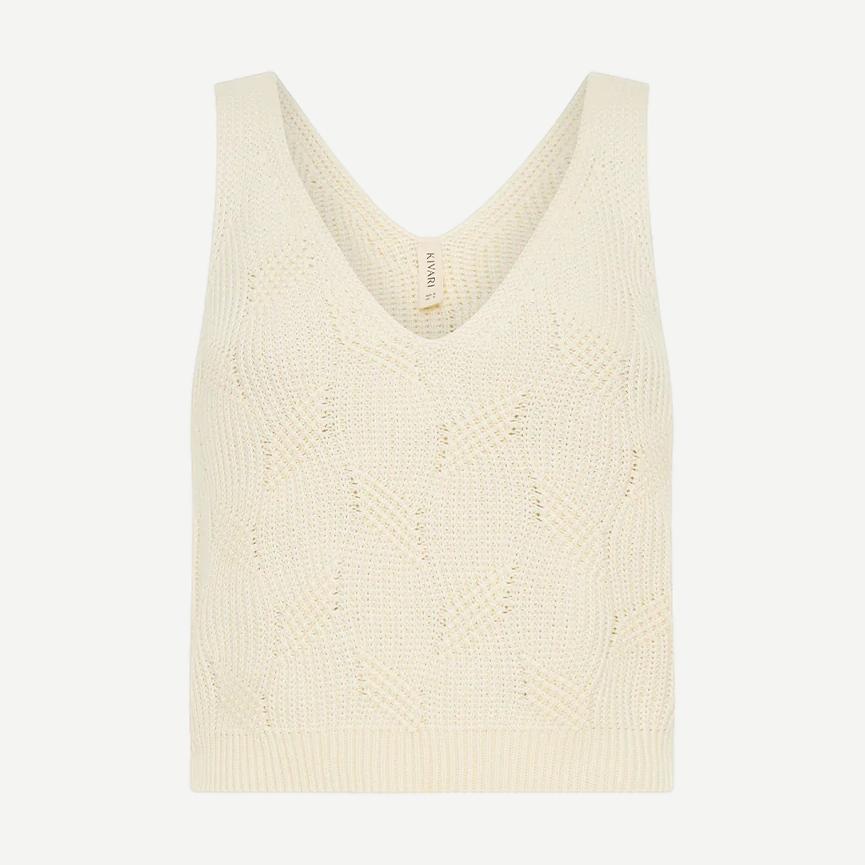 Aloe Knit Cami - Natural - Galvanic.co