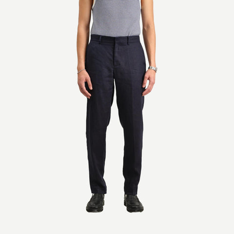 ALP Smart Trouser - Linen Midnight - Galvanic.co