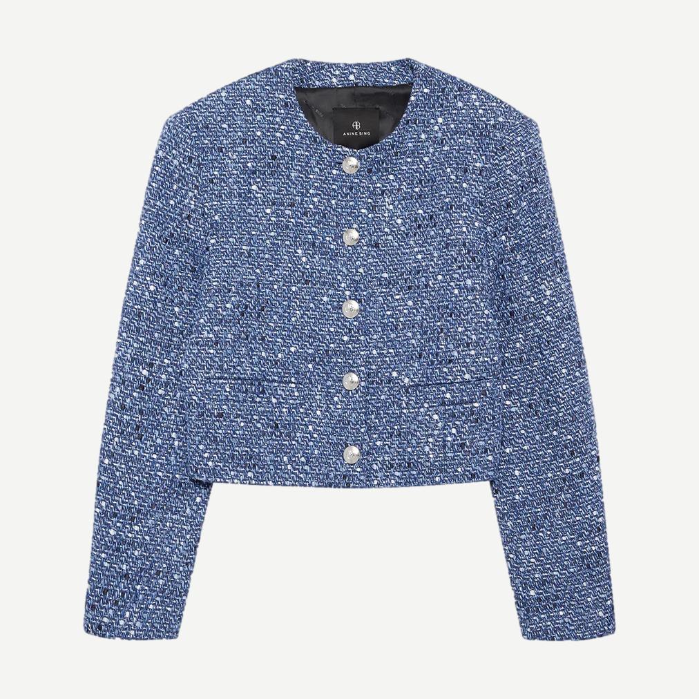 Amber Jacket - Blue Tweed - Galvanic.co